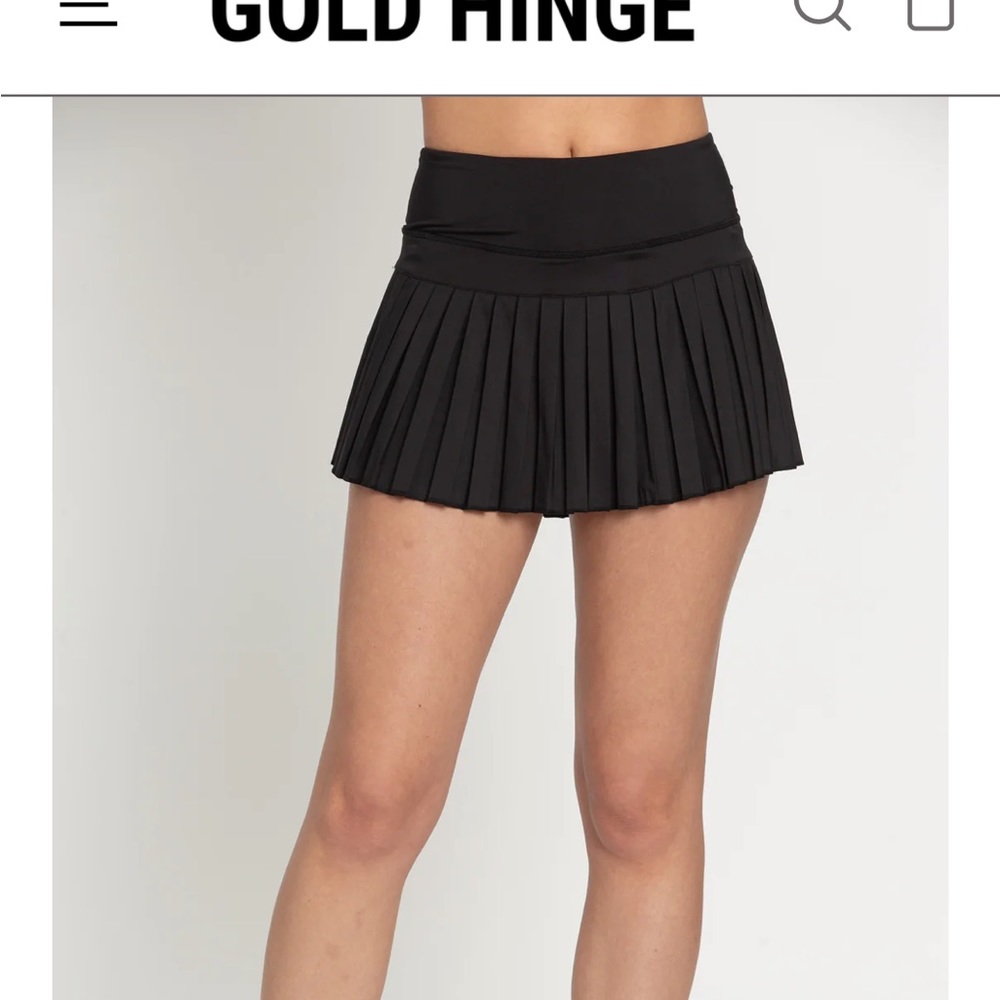 gold hinge skirt